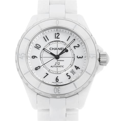 Chanel J12 white ceramic H0970 USED mens .